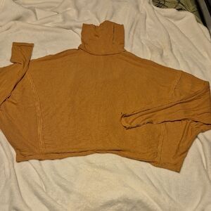 Women's Brown Turtleneck Sweater